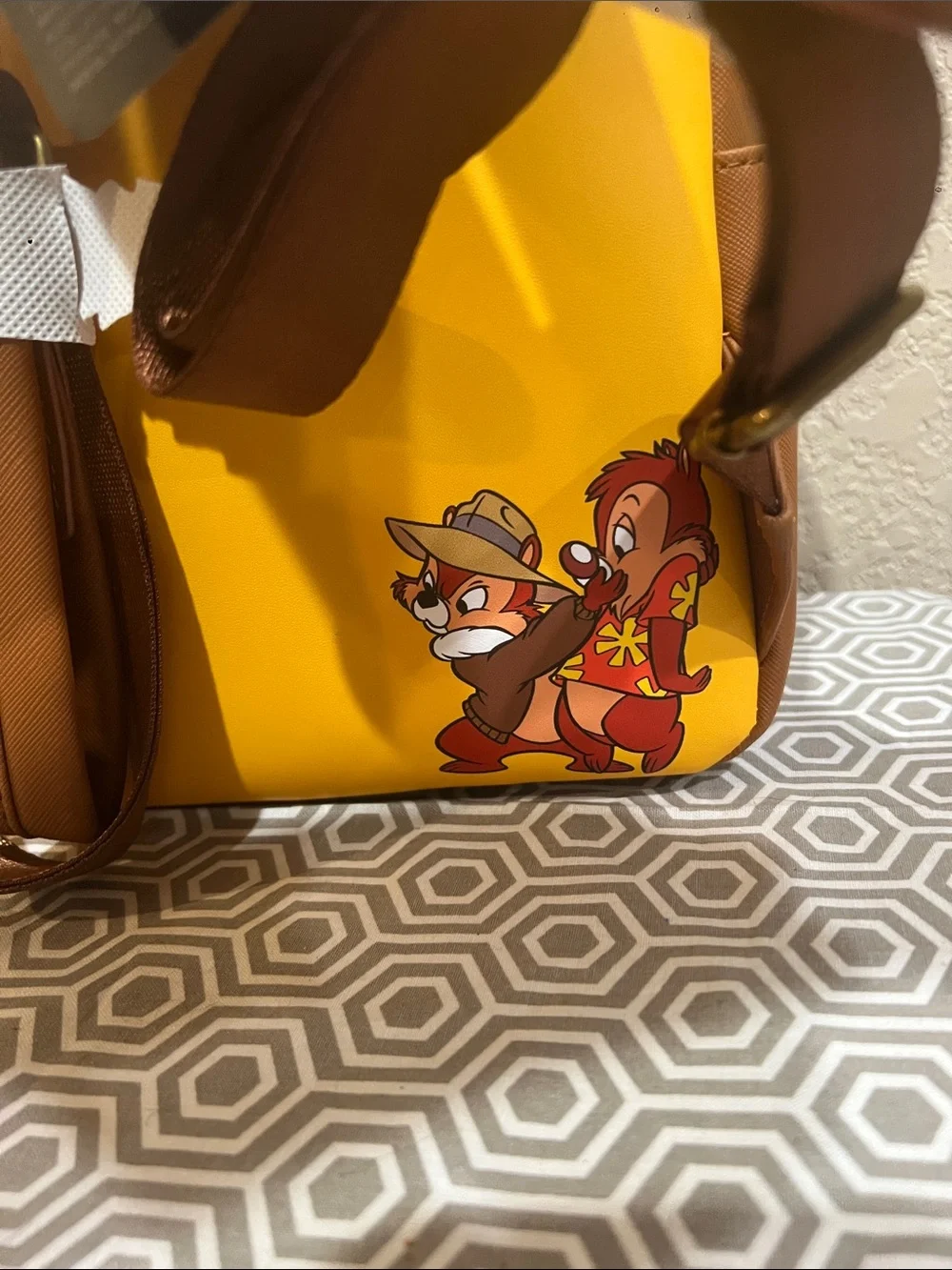 Loungefly Yellow Rescue Rangers Kids Mini Backpack